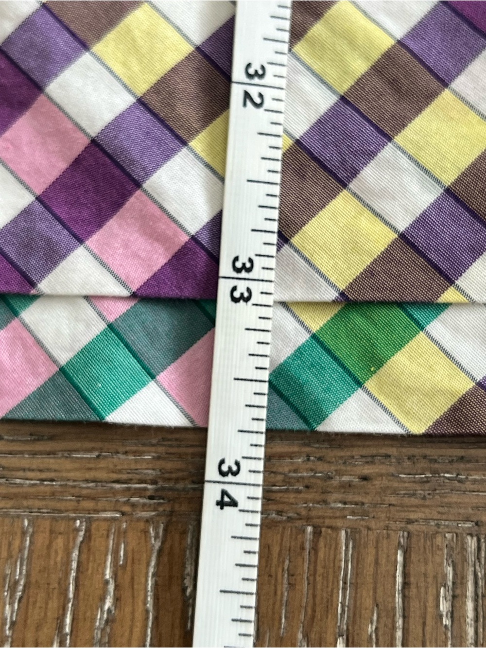 J. Crew Multicolor Rainbow Gingham Tie-Neck Dress Size 2 - Picture 11 of 11